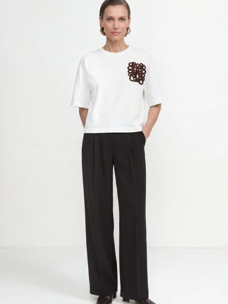 Rich & Royal Koszulka Kobiety Bawełna (100%) biały, M. Białe t-shirty damskie Rich & Royal, m, bez wzorów, z bawełny, bez kołnierzyka. Za 379.95 zł.