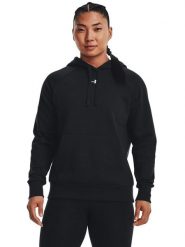 Under Armour Bluza "Rival" w kolorze czarnym rozmiar: M. Czarne bluzy z kapturem damskie Under Armour, m. Za 145.60 zł.