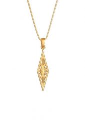 KUZZOI Męski wisiorek romb Ornament Used Look ze srebra próby 925 Sterling Silver Biżuteria męska 1 ct Męskie. Szara biżuteria dla mężczyzn KUZZOI, srebrne. Za 249.89 zł.