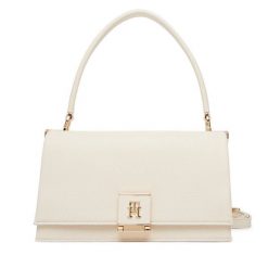 Torebka Tommy Hilfiger. Białe torebki klasyczne damskie Tommy Hilfiger, bez wzorów, bez dodatków. Za 649.99 zł.