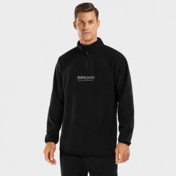 Bluza z grubego polaru do sportów zimowych męska Shadow. Czarne bluzy bez kaptura męskie SIROKO, l, z polaru. Za 292.00 zł.