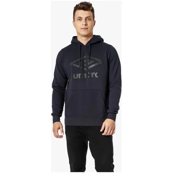 Umbro Bluza Fw Large Logo Oh Hoodie , granatowy, rozmiar M. Niebieskie bluzy z kapturem męskie Umbro, m, z bawełny. W wyprzedaży za 79.99 zł.