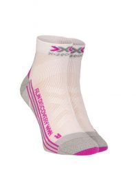 Skarpety damskie biegowe X-Socks Run Discovery 4.0. Białe skarpetki damskie X-Socks, bez wzorów, z materiału. Za 50.00 zł.