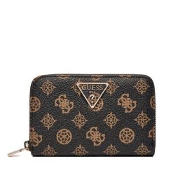 Portfel Guess. Brązowe portfele damskie Guess, z aplikacjami. Za 189.99 zł.