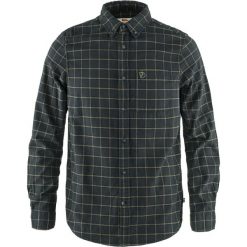 Koszula turystyczna męska Fjallraven Ovik Flannel Shirt. Czarne koszule męskie Fjällräven, m, bez wzorów, bez kołnierzyka, bez ramiączek. Za 429.99 zł.
