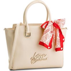Torebka LOVE MOSCHINO - JC4049PP15LE0110 Avorio. Brązowe torebki klasyczne damskie Love Moschino, bez wzorów, ze skóry ekologicznej, bez dodatków. W wyprzedaży za 489.00 zł.