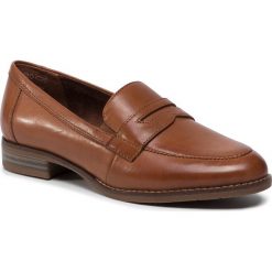 Półbuty TAMARIS - 1-24215-23 Cognac 305. Brązowe półbuty damskie Tamaris, bez wzorów, ze skóry ekologicznej, bez obcasa, na obcasie. Za 229.00 zł.