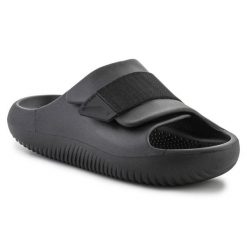 Klapki Crocs Mellow Luxe Recovery Slide 209413-001 czarne. Czarne klapki i japonki męskie . Za 408.30 zł.