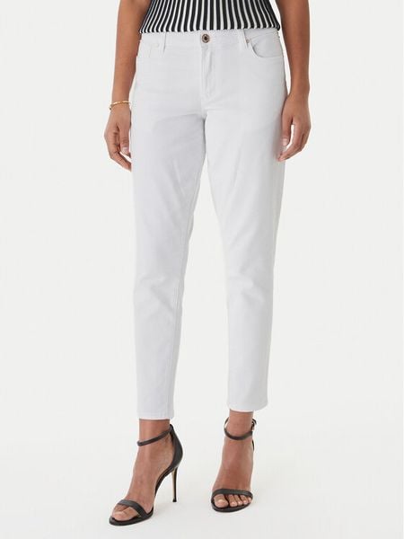 Fracomina Jeansy FP26SV8000W61501 Biały Slim Fit. Białe jeansy damskie Fracomina. Za 359.99 zł.