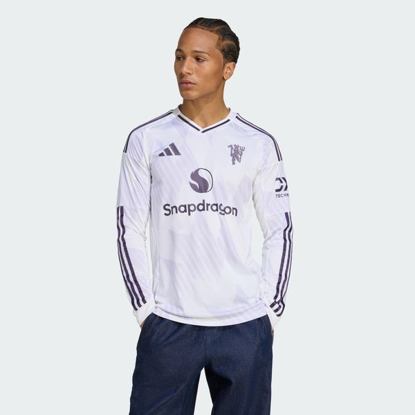 Koszulka Manchester United 25/26 Long Sleeve Away. Białe koszulki męskie z długim rękawem Adidas. Za 479.00 zł.