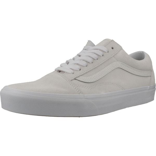 Buty VANS OLD SKOOL Biały. Białe buty trekkingowe męskie Vans, ze skóry, bez zapięcia, trekkingowe, Vans Old Skool. Za 428.99 zł.