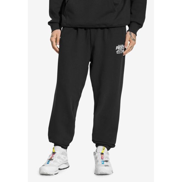 Spodnie dresowe męskie Prosto Flathead. Czarne spodnie dresowe męskie Prosto., bez wzorów, z dresówki. W wyprzedaży za 222.99 zł.