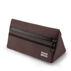 Torba na kierownicę roweru 1,3L, etui do przechowywania - Brązowa. Brązowe torby męskie na ramię ROCKBROS, bez wzorów, z materiału, na ramię. Za 79.60 zł.