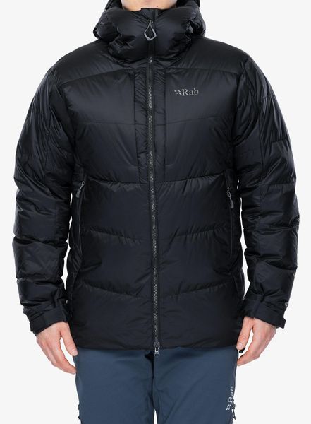 Kurtka puchowa Rab Positron Pro Hoody. Czarne kurtki męskie RAB, l, bez wzorów, z materiału, bez kaptura. Za 1,759.99 zł.