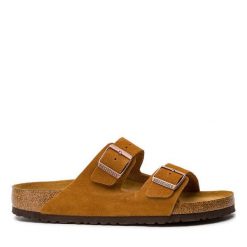 Klapki Birkenstock. Brązowe klapki i japonki męskie Birkenstock. Za 349.99 zł.