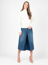Silvian Heach Sweter | CVA22003LU | Kobieta | Kremowy. Białe swetry klasyczne damskie Silvian Heach, xs, z dzianiny, bez kołnierzyka. W wyprzedaży za 249.00 zł.