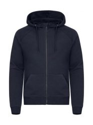 Clique Miami PRO Hoody Full Zip – Bluza z kapturem na zamek, French Terry (80%. Niebieskie bluzy z kapturem męskie CLIQUE, uniwersalny, z bawełny. Za 216.90 zł.