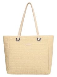 Beagles Shopper bag "Formentera" w kolorze żółtym - 50 x 35 x 16 cm rozmiar: onesize. Żółte shopper bag damskie Beagles, bez wzorów, z materiału, na ramię, bez dodatków. Za 86.95 zł.