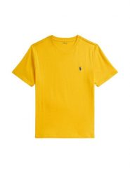 Polo Ralph Lauren T-Shirt 323832904504 Żółty Regular Fit. Żółte t-shirty chłopięce Polo Ralph Lauren, bez wzorów, z bawełny, bez ramiączek. Za 219.99 zł.