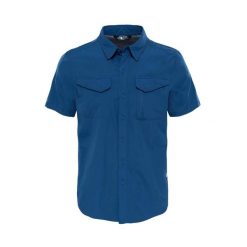 Koszula turystyczna męska The North Face M Sequoia. Niebieskie koszule męskie TNF, m, bez wzorów, bez kołnierzyka, bez ramiączek. Za 183.00 zł.