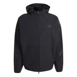 Bluza Adidas Sport M Z.N.E. Wv Fz Dorośli. Czarne bluzy sportowe męskie Adidas, bez wzorów, z bawełny, sportowe, bez kołnierzyka, bez ramiączek. Za 506.99 zł.