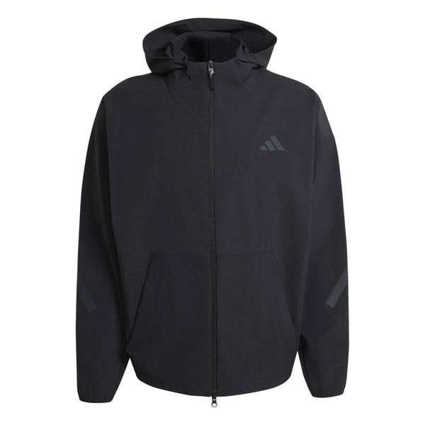 Bluza Adidas Sport M Z.N.E. Wv Fz Dorośli. Czarne bluzy sportowe męskie Adidas, bez wzorów, z bawełny, sportowe, bez kołnierzyka, bez ramiączek. Za 506.99 zł.