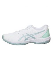 Asics Buty "Solution Swift FF Clay" w kolorze biało-błękitnym do tenisa rozmiar: 37. Białe buty sportowe na co dzień damskie Asics, bez wzorów, tenisowe. Za 193.24 zł.