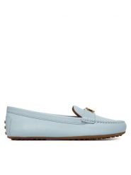 LAUREN RALPH LAUREN Mokasyny 802852847029 Niebieski jasny. Niebieskie mokasyny damskie Lauren Ralph Lauren, ze skóry. Za 649.99 zł.