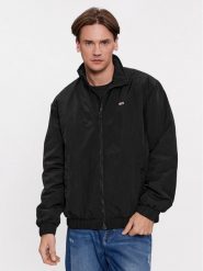 Tommy Jeans Kurtka bomber Essential DM0DM17238 Czarny Relaxed Fit. Czarne kurtki męskie Tommy Jeans, m, bez wzorów, z jeansu, bez kaptura. Za 493.90 zł.