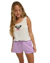 Spodenki dresowe dla Kobiety SURFING BY MOONLIGHT Fioletowy. Fioletowe szorty damskie Roxy, bez wzorów, z dresówki, klasyczne. Za 169.99 zł.