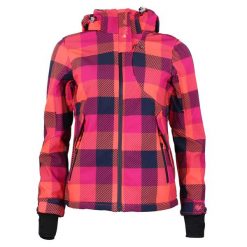 Damska kurtka softshellowa z nadrukiem Peak Mountain Aveny. Brązowe kurtki damskie Peak Mountain, xl, bez wzorów, bez kaptura. W wyprzedaży za 263.00 zł.