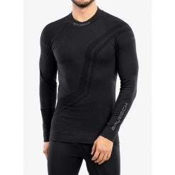 Bluza termoaktywna męska Brubeck Thermo Wool by Pustelnik. Czarne bluzy bez kaptura męskie Brubeck, m, z wełny. Za 255.99 zł.