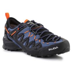 Buty Salewa Ms Wildfire Edge Gtx 61375-8669 niebieskie. Niebieskie buty sportowe na co dzień męskie z gore-texu, bez zapięcia, wspinaczkowe, gore-tex. Za 1,083.18 zł.