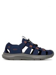 Keen Sandały Seanik H2 M 1030761 Granatowy. Niebieskie sandały męskie Keen, z materiału, bez zapięcia. Za 249.99 zł.