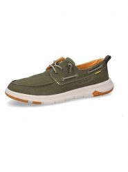 Camel Active Skórzane mokasyny "Harvest" w kolorze khaki rozmiar: 40. Brązowe mokasyny męskie Camel Active, z okrągłym noskiem. Za 211.31 zł.