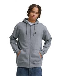 Bluza na zamek dla Mężczyzn LORION Szary. Szare bluzy z kapturem męskie DC Shoes, m, z bawełny. Za 319.99 zł.