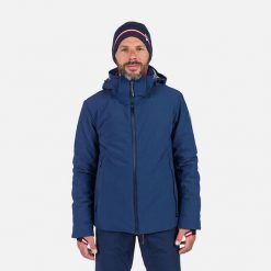 Kurtka narciarska męska Rossignol Cieloalto Jkt. Niebieskie kurtki męskie Rossignol, m, bez wzorów, bez kaptura, narciarskie. Za 2,500.00 zł.