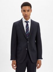 BOSS kurtka modułowa z wełny dziewiczej - Jasper Mężczyźni Regular Fit wełna ze strzyży niebieski, 25. Niebieskie kurtki męskie Boss, m, bez wzorów, z wełny, eleganckie, bez kaptura. Za 1,499.95 zł.