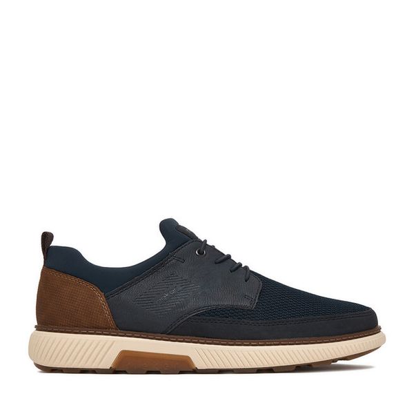 Półbuty Rieker. Niebieskie półbuty męskie Rieker, bez zapięcia. Za 389.99 zł.