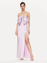 Pinko Sukienka wieczorowa Isotono 101658 Z345 Fioletowy Regular Fit. Fioletowe sukienki damskie Pinko, bez wzorów, z syntetyku, wizytowe, bez kołnierzyka, bez ramiączek. Za 1,509.00 zł.