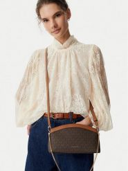 MICHAEL Michael Kors Torebka 30S6G13C5B Brązowy. Brązowe torebki klasyczne damskie MICHAEL Michael Kors, bez wzorów, ze skóry, bez dodatków. Za 879.99 zł.