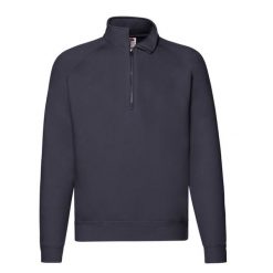 Bluza Męska Premium Z Zamkiem Błyskawicznym. Niebieskie bluzy bez kaptura męskie Fruit of the Loom, m. Za 135.99 zł.