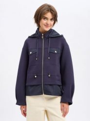 Liu Jo Collection Kurtka Kobiety wiskoza niebieski, S. Niebieskie kurtki damskie Liu Jo Collection, s, bez wzorów, z nylonu, bez kaptura. Za 549.95 zł.