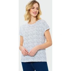 Luźny top z nadrukiem. Topy damskie Greenpoint, bez wzorów, z bawełny, bez kołnierzyka. Za 29.99 zł.