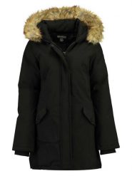 Geographical Norway Parka "Dinasty" w kolorze czarnym rozmiar: XL. Czarne parki damskie Geographical Norway, xl, bez wzorów. Za 249.76 zł.