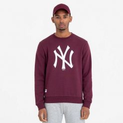 Bluza z okrągłym dekoltem New York Yankees. Białe bluzy bez kaptura męskie New Era, m. Za 276.50 zł.