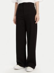 Calvin Klein Jeans Spodnie palazzo J20J225334 Czarny Wide Leg. Czarne jeansy damskie Calvin Klein Jeans, bez wzorów, z jeansu. Za 289.99 zł.