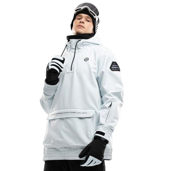 Męska kurtka snowboardowa Sporty zimowe Siroko W3 Shiga. Niebieskie kurtki męskie SIROKO, m, bez wzorów, z softshellu, bez kaptura, narciarskie. Za 673.00 zł.