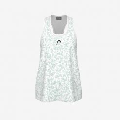 Koszulka bez rękawów damska AGILITY Tank Top. Niebieskie topy damskie HEAD, xl, bez wzorów, bez kołnierzyka. W wyprzedaży za 182.00 zł.