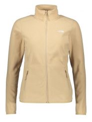 The North Face Kurtka polarowa "Glacier" w kolorze beżowym rozmiar: S. Brązowe kurtki damskie The North Face, s, bez wzorów, z polaru, bez kaptura. Za 156.61 zł.